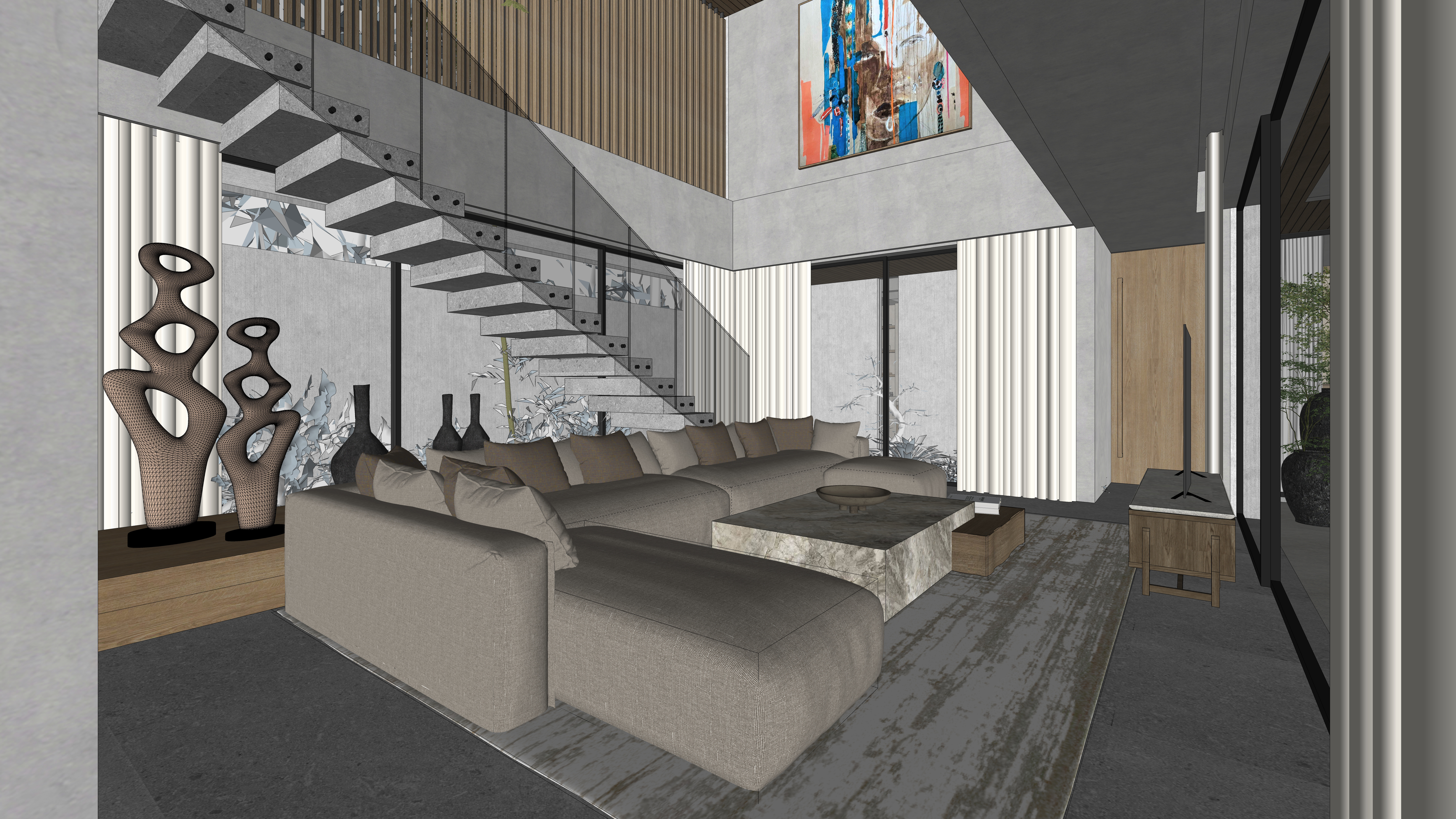 Raw SketchUp screenshot, Helena